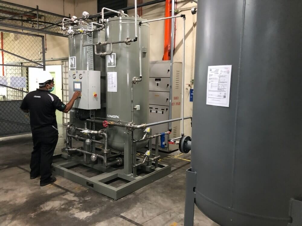 Onsite Nitrogen and Oxygen Gas Generator Rental - Anox